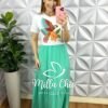 Milla Chic - millachic com br vestido saia no viscosarja com blusa em malha romantic fallon verde agua 3 Vestido Saia No Viscosarja Com Blusa Em Malha Romantic Fallon - Verde Água - Milla Chic