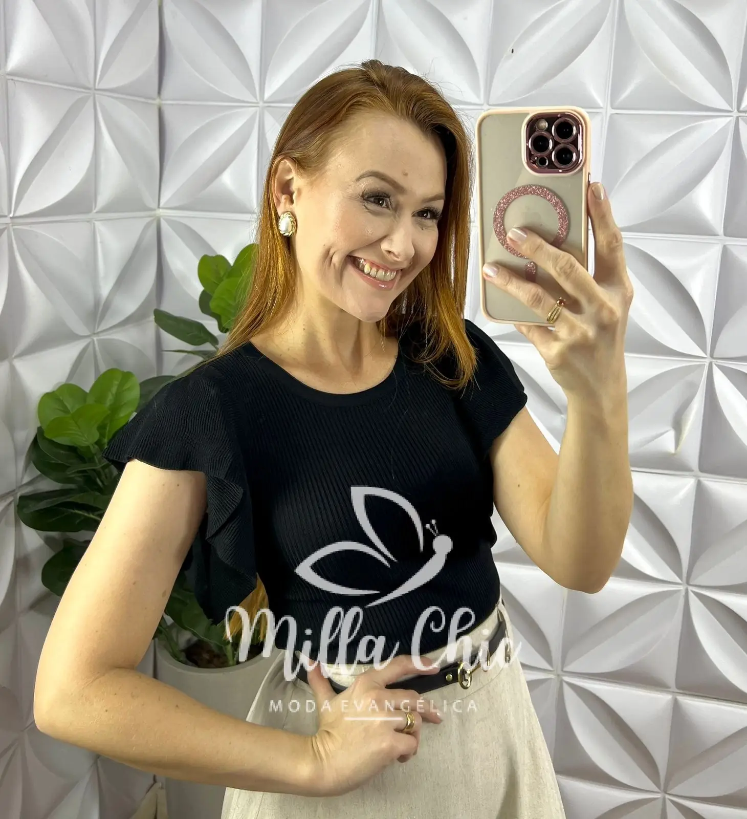 Blusa Tricot Modal Com Manga Babadinho Ketelyn – Preta – Milla Chic Blusa Tricot Modal Com Manga Babadinho Ketelyn - Preta - Milla Chic