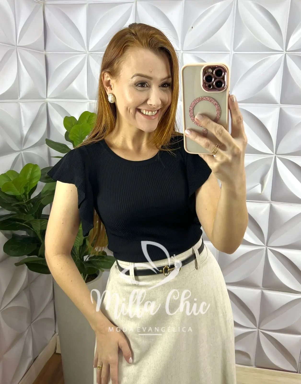 Blusa Tricot Modal Com Manga Babadinho Ketelyn – Preta – Milla Chic Blusa Tricot Modal Com Manga Babadinho Ketelyn - Preta - Milla Chic