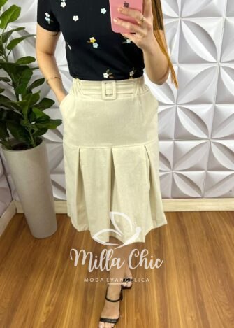 Blusa Tricot Modal Com Bordados Flora - Preto - Milla Chic