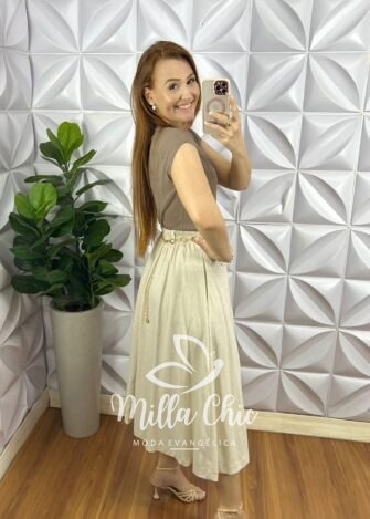 Blusa Tricot Modal Com Manga Babadinho Ketelyn - Menta - Milla Chic