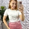 Blusa Viscolycra Com Aplicação de Strass Geysa - Branca - Milla Chic