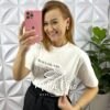 Saia Crepe Alfaiataria Longo Com Fenda Frontal Adele - Preta - Milla Chic