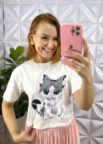 Saia Viscolinho Longa Pala Na Cintura Barbi - Rosa Ballet - Milla Chic