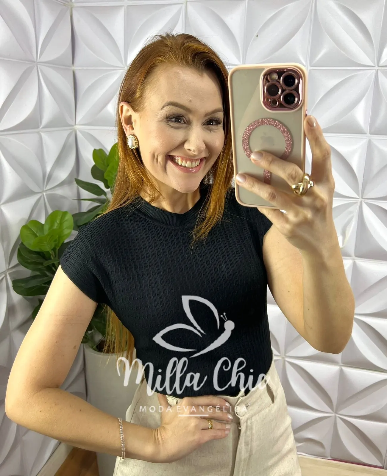 Blusa Tricot Modal Com Manga Musclee Bia – Preto – Milla Chic Blusa Tricot Modal Com Manga Musclee Bia - Preto - Milla Chic
