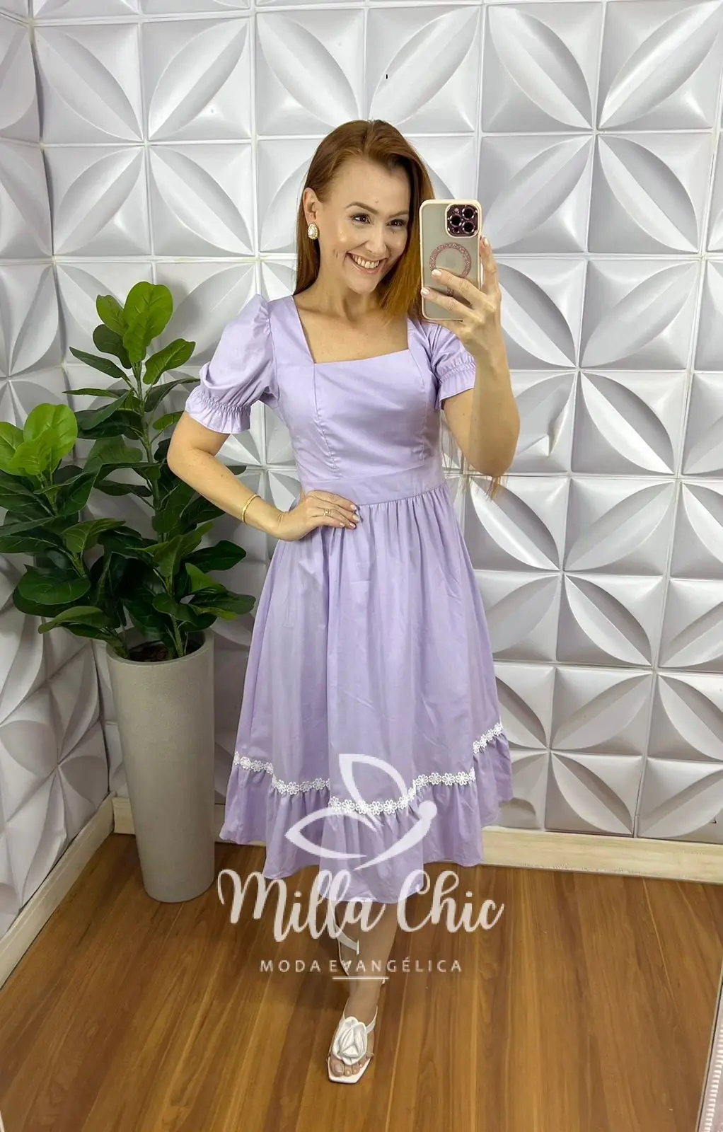 Vestido Tricoline Mídi Com Entremeio De Guippir Ana Beatriz – Lavanda – Milla Chic Vestido Tricoline Mídi Com Entremeio De Guippir Ana Beatriz - Lavanda - Milla Chic