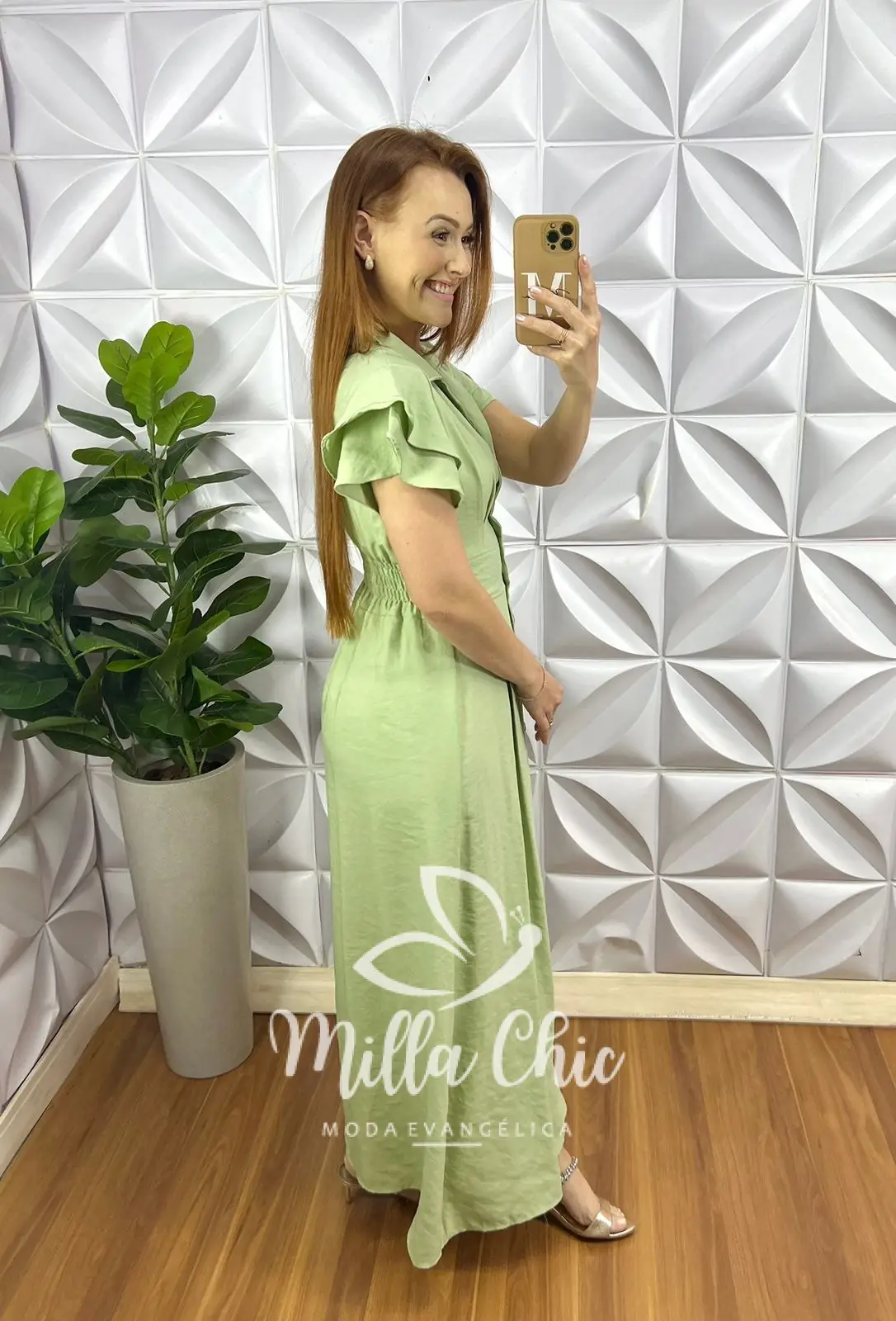 Chemise Alfaiataria Amarrant Manga Babadinho Gola Polo Longo Com Pregas Paula – Menta – Milla Chic Chemise Alfaiataria Amarrant Manga Babadinho Gola Polo Longo Com Pregas Paula - Menta - Milla Chic