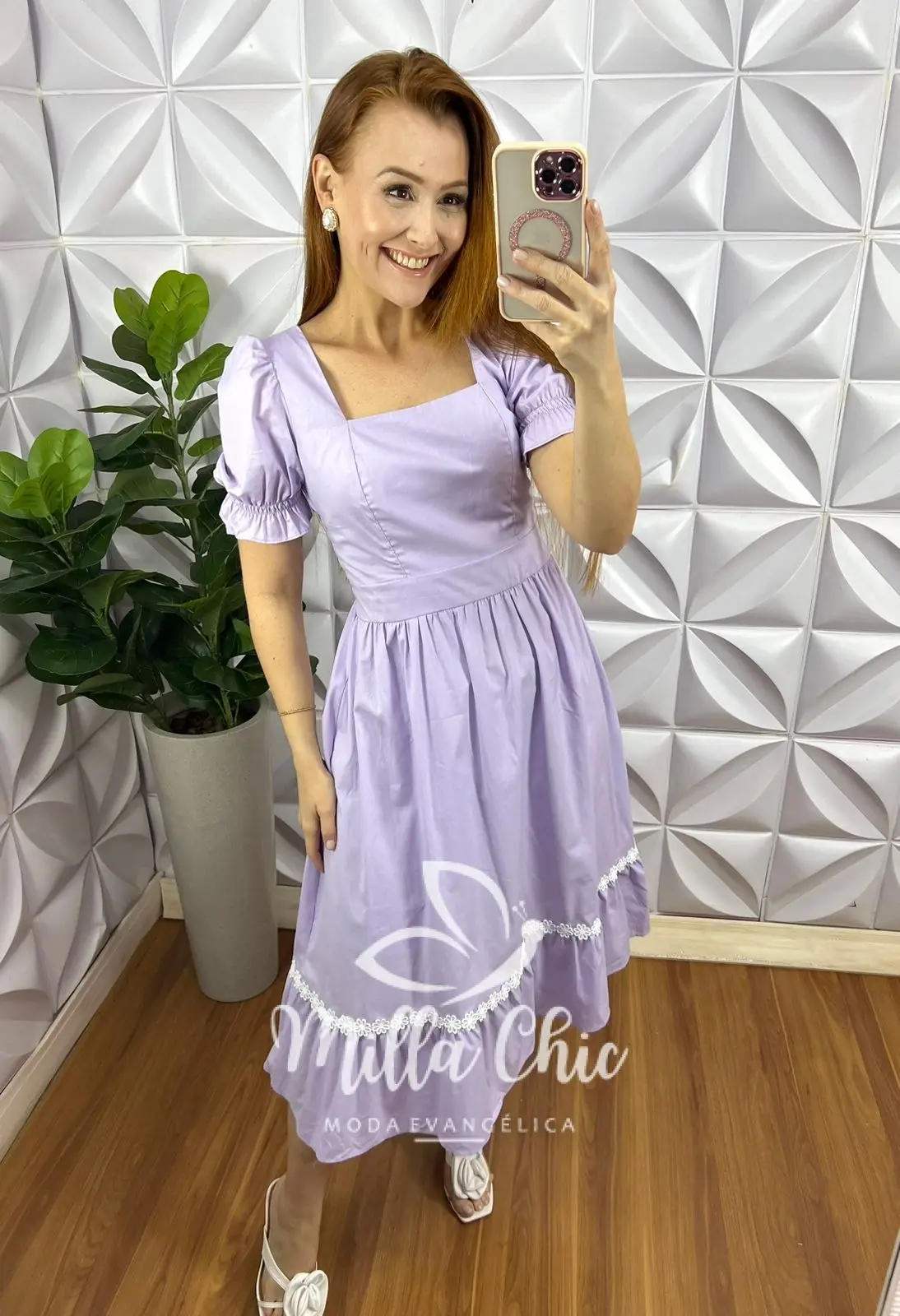 Vestido Tricoline Mídi Com Entremeio De Guippir Ana Beatriz – Lavanda – Milla Chic Vestido Tricoline Mídi Com Entremeio De Guippir Ana Beatriz - Lavanda - Milla Chic