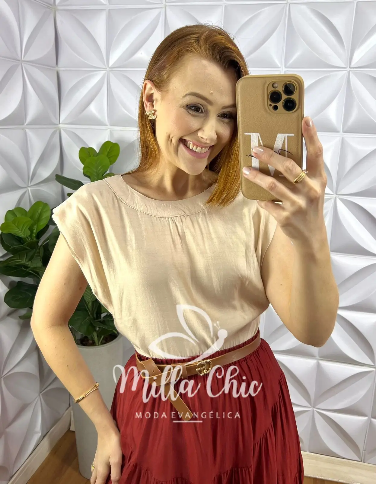 Saia Viscose Chatum Lastex Na Cintura Midi Com Marias Recorte Abaloado Penélope – Terra Cota – Milla Chic Saia Viscose Chatum Lastex Na Cintura Midi Com Marias Recorte Abaloado Penélope - Terra Cota - Milla Chic