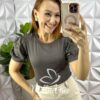 Milla Chic - millachic com br blusa malha de algodao manga de lesie aurea verde copia 3 Blusa Malha De Algodão Manga De Lesie Aurea - Cinza - Milla Chic