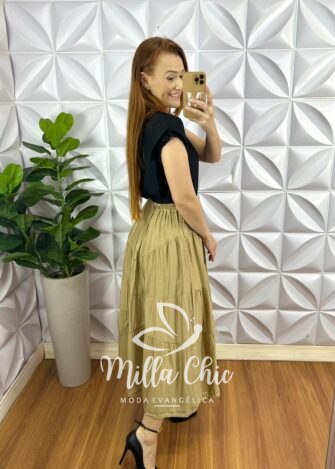 Milla Chic - millachic com br blusa viscose acetinada manga muscle com drapeados no ombro ziper lateral louise preta 5 Blusa Viscose Acetinada Manga Muscle Com Drapeados No Ombro Zíper Lateral Louise - Preta - Milla Chic