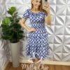 Milla Chic - millachic com br vestido crepe alfaiataria curto estampado margarete azul 1 Vestido Crepe Alfaiataria Curto Estampado Margarete - Azul - Milla Chic