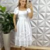 Milla Chic - millachic com br vestido crepe alfaiataria midi gode com laco alice branco 2 Vestido Crepe Alfaiataria Mídi Godê Com Laço Alice - Branco - Milla Chic