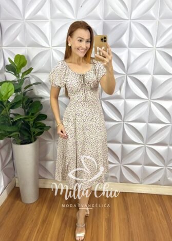Vestido Camponesa Reto - Milla Chic