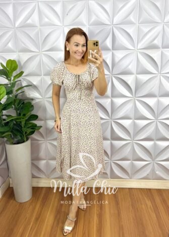 Vestido Camponesa Reto - Milla Chic