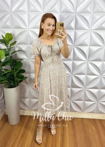 Vestido Camponesa Reto - Milla Chic