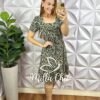 Vestido Amanda  Comfy Chic verde estampado - Milla Chic