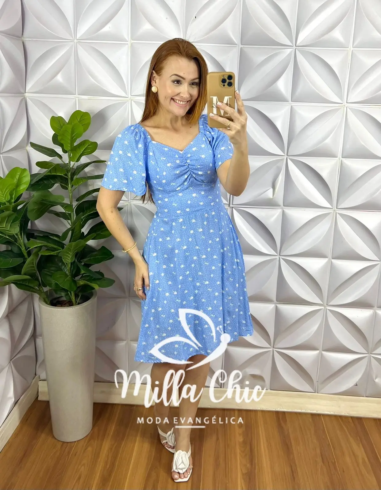 Vestido Viscolinho Com Drapeados No Busto Curto Evase Lastex Nas Costas Erika – Azul – Milla Chic Vestido Viscolinho Com Drapeados No Busto Curto Evase Lastex Nas Costas Erika - Azul - Milla Chic
