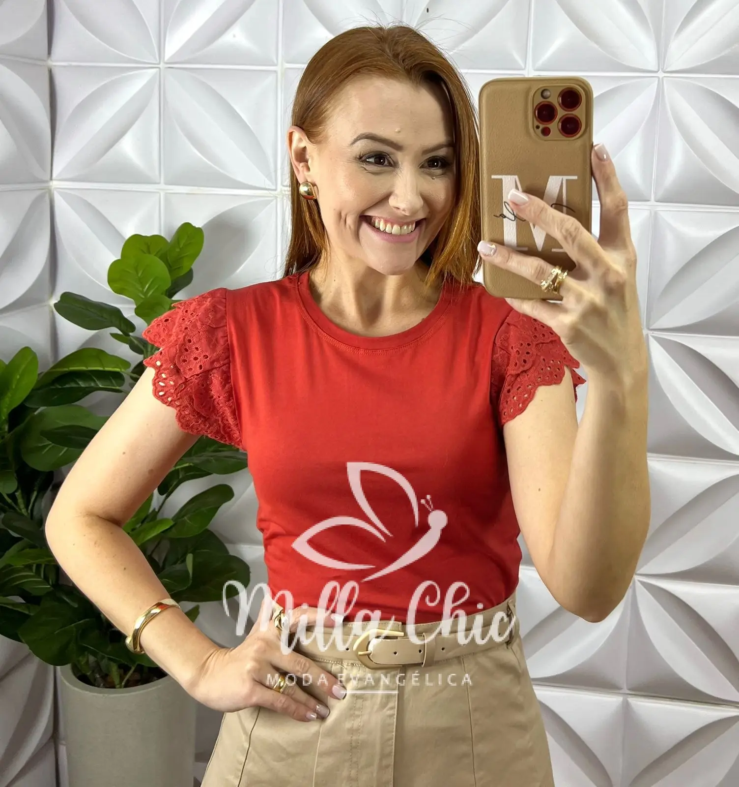 Saia Sarja Com Elastano Evase Mídi Com Recortes e Cinto Corine – Areia – Milla Chic Saia Sarja Com Elastano Evase Mídi Com Recortes e Cinto Corine - Areia - Milla Chic