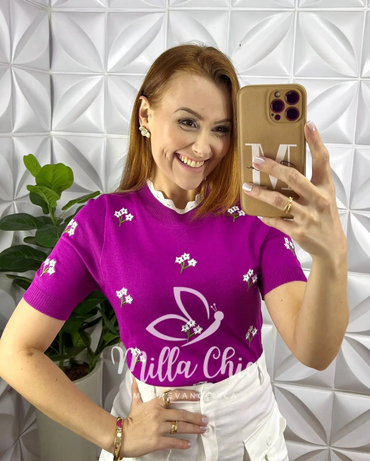 Saia Sarja Com Elastano Botões Funcionais Com Bolsos Laterais Frontal Nicole – Branca – Milla Chic Saia Sarja Com Elastano Botões Funcionais Com Bolsos Laterais Frontal Nicole - Branca - Milla Chic