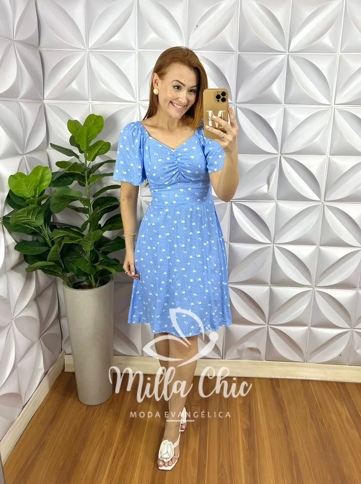 Vestido Viscolinho Com Drapeados No Busto Curto Evase Lastex Nas Costas Erika – Azul – Milla Chic Vestido Viscolinho Com Drapeados No Busto Curto Evase Lastex Nas Costas Erika - Azul - Milla Chic