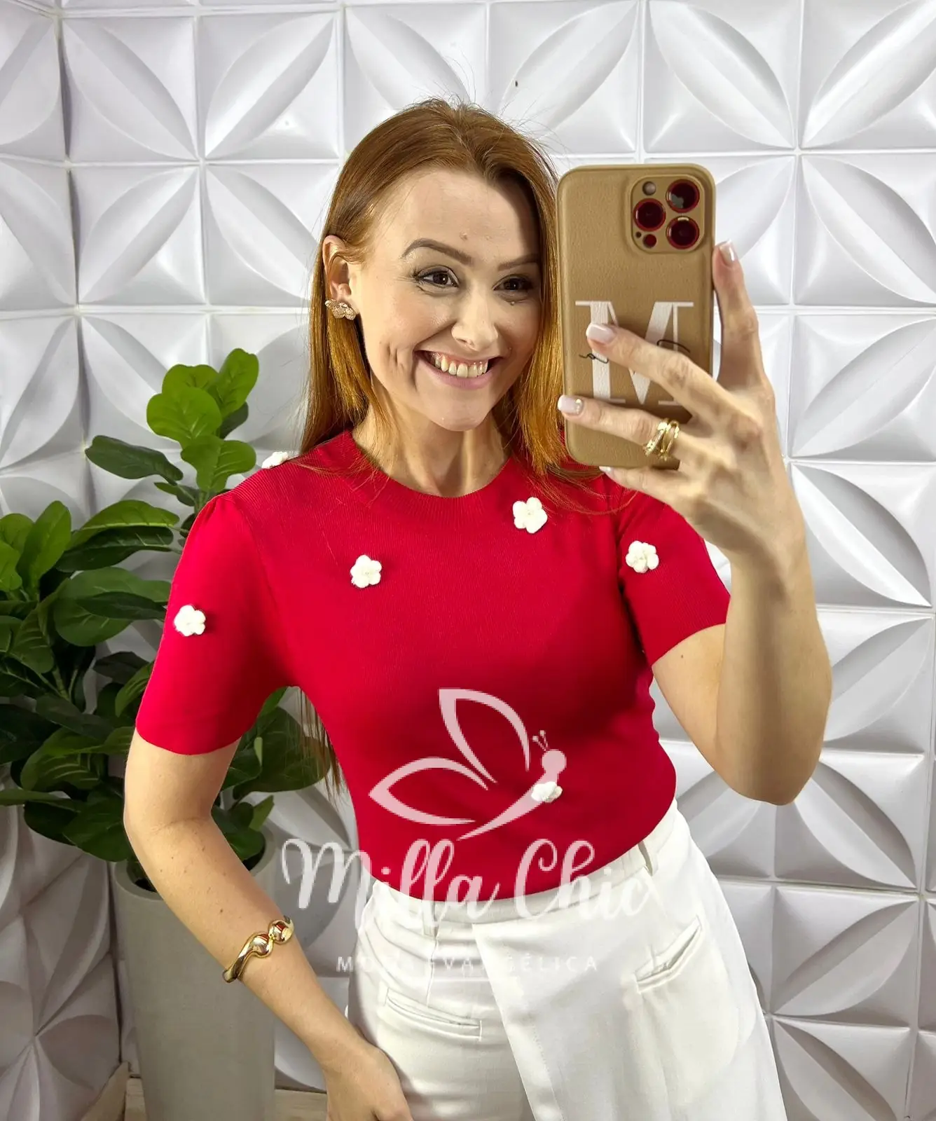 Blusa Tricot Modal Com Gola Marcada Aplicação de Flores Bordadas Holambra – Verde – Milla Chic Blusa Tricot Modal Com Gola Marcada Aplicação de Flores Bordadas Holambra - Verde - Milla Chic