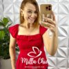 Milla Chic - millachic com br blusa peplum dunna manga babadinho lastex nas costas paty vermelha 1 Blusa Peplum Dunna Manga Babadinho Lastex Nas Costas Paty - Vermelha - Milla Chic