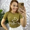 Milla Chic - millachic com br blusa tricot modal com gola marcada bordado de coracao livia verde Blusa Tricot Modal Com Gola Marcada Bordado De Coração Livia - Verde - Milla Chic