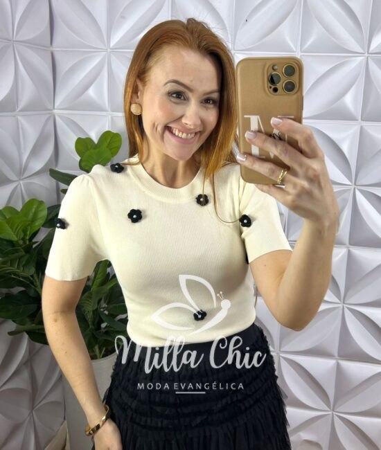 Saia Tule Elástico Na Cintura Longa Toda Em Camadas De Babadinhos Forrada Felícia - Preto - Milla Chic