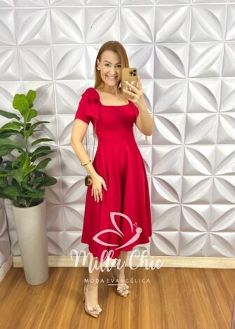 Milla Chic - millachic com br vestido crepe alfaiataria midi gode com laco alice branco copia 2 Vestido Crepe Alfaiataria Mídi Godê Com Laço Nos Ombros Alice - Vermelho - Milla Chic
