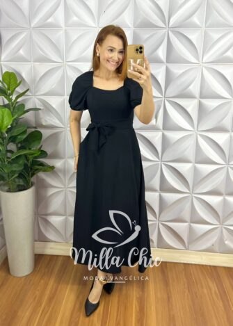 Milla Chic - millachic com br vestido dunna com bojo faixa cinto longo com bolsos laterais evase hadassa vermelho copia 2 Vestido Dunna Com Bojo Faixa Cinto Longo Com Bolsos Laterais Evase Hadassa - Preto - Milla Chic