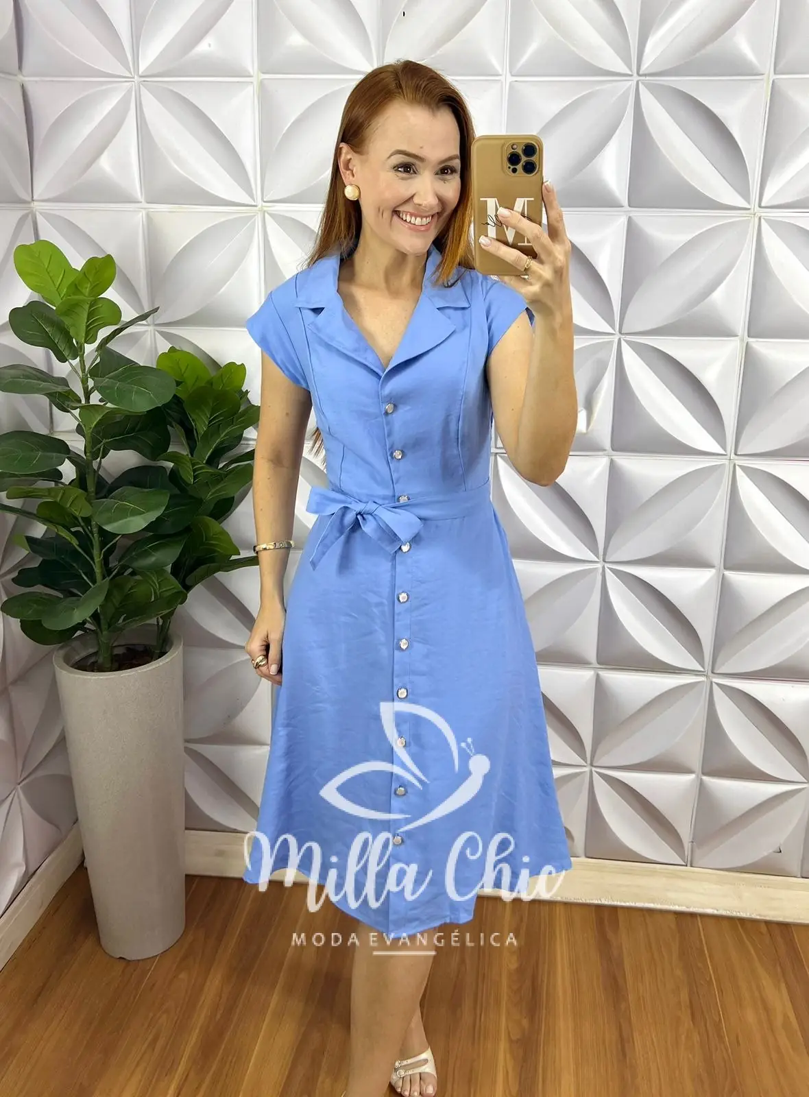 Vestido Katie Alfaiataria Marrant – Milla Chic Vestido Katie Alfaiataria Marrant - Milla Chic