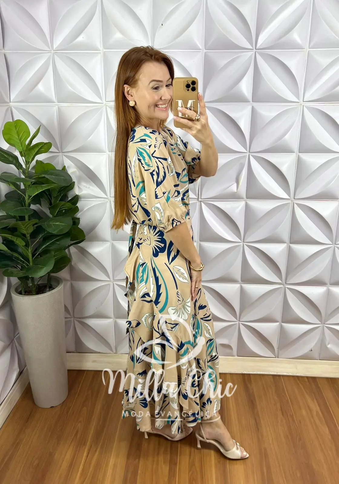 Conjunto Riviera Blusa Com Elastico E Saia Envelope Com Detalhes Na Lateral – Bege Estampado – Milla Chic Conjunto Riviera Blusa Com Elastico E Saia Envelope Com Detalhes Na Lateral - Bege Estampado - Milla Chic