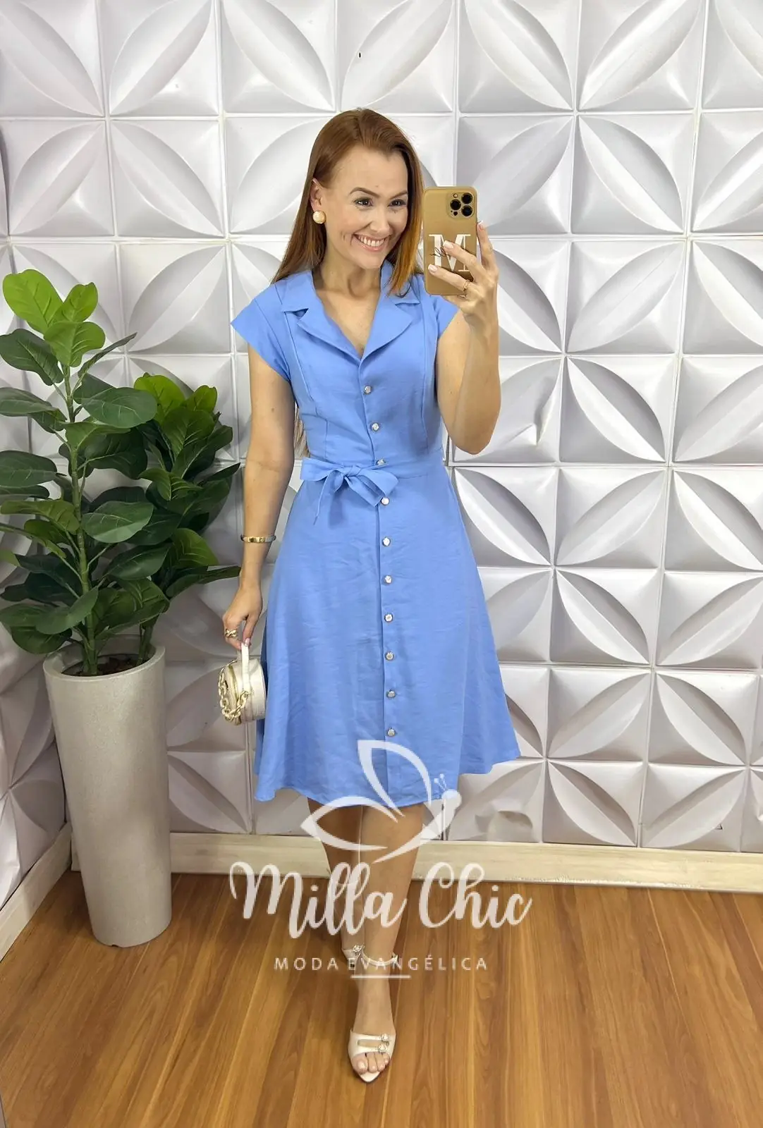 Vestido Katie Alfaiataria Marrant – Milla Chic Vestido Katie Alfaiataria Marrant - Milla Chic