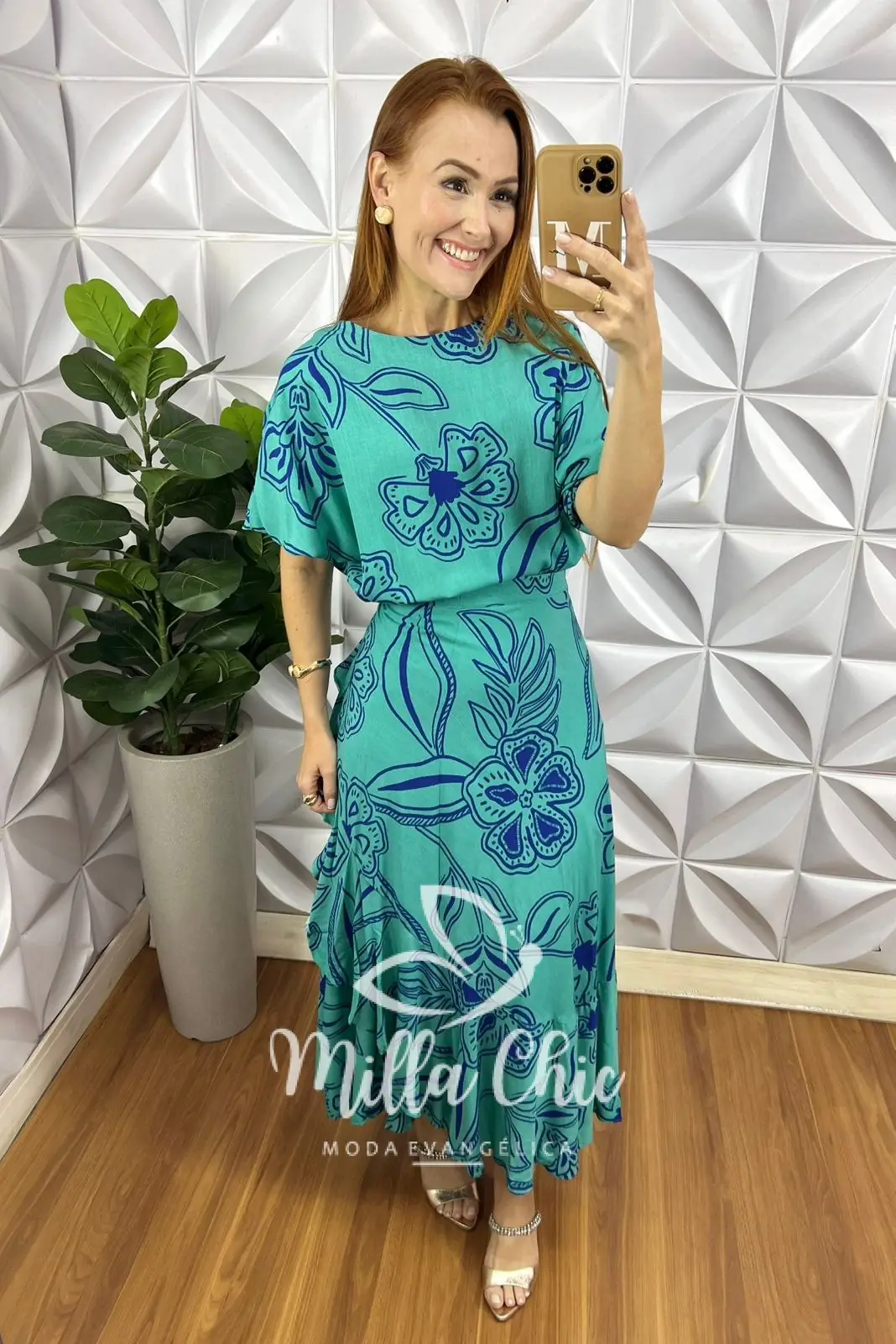 Conjunto Riviera Blusa Com Elástico E Saia Envelope Com Detalhes Na Lateral – Azul Estampado – Milla Chic Conjunto Riviera Blusa Com Elástico E Saia Envelope Com Detalhes Na Lateral - Azul Estampado - Milla Chic
