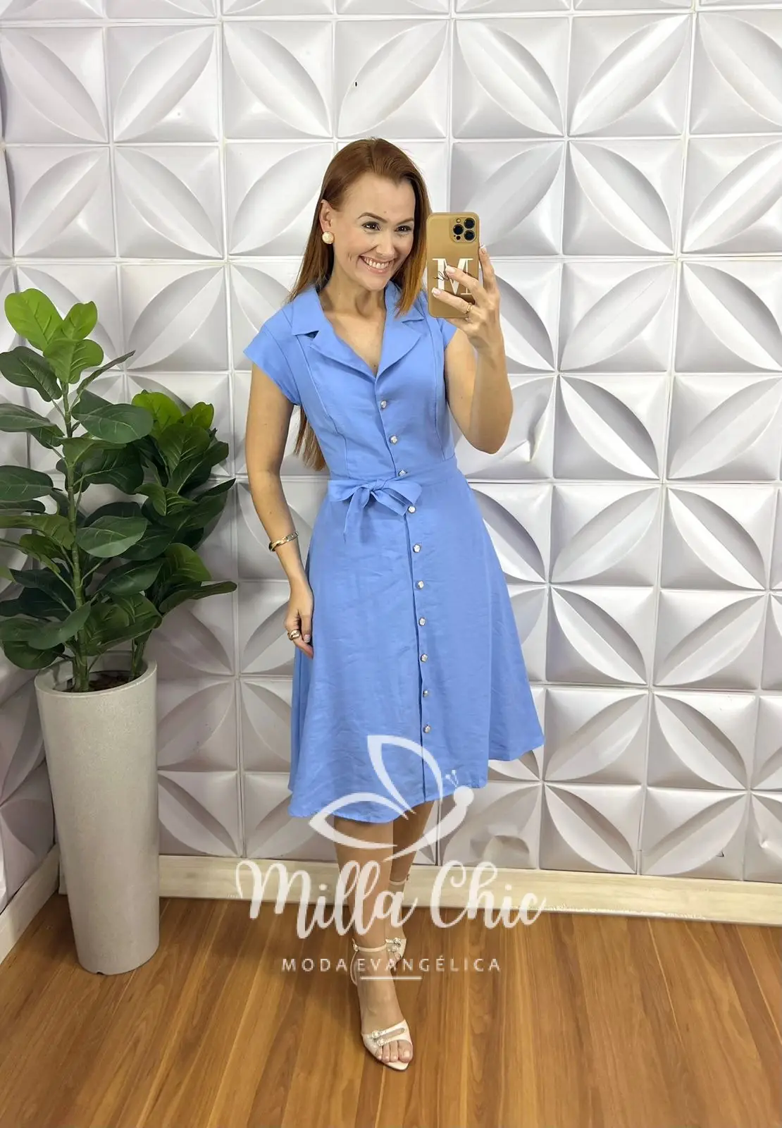 Vestido Katie Alfaiataria Marrant – Milla Chic Vestido Katie Alfaiataria Marrant - Milla Chic