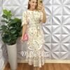 Milla Chic - millachic com br Imagem do WhatsApp de 2025 01 22 a s 17.28.03 8db79d44 Vestido Copacabana Viscose Com Foil - Areia - Milla Chic
