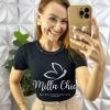 Blusa Canelado De Viscose - Preto - Milla Chic