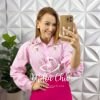 Milla Chic - millachic com br camisa mileide tricoline listrada e bordado 2 Camisa Mileide Tricoline Listrada E Bordado - Milla Chic