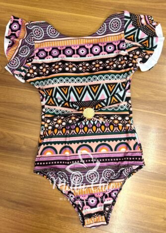 Conjunto De Maiô E Short Saia Poliamida - Milla Chic