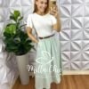 Saia Madrid Verde - Milla Chic
