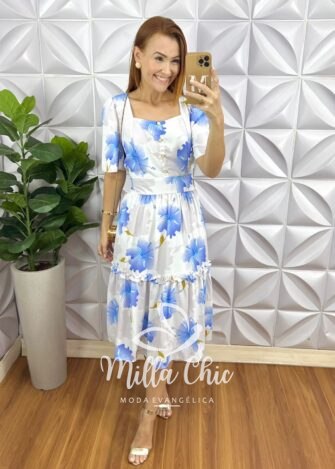 Vestido Agnes Chiffon GVT - Milla Chic