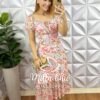 Milla Chic - millachic com br vestido ammalis tule Vestido Ammalis Tule - Branco Estampado - Milla Chic