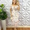 Vestido Ammalis Tule - Nude Estampado - Milla Chic