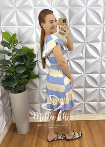 Vestido Comfy Chic Gabriela - Nude - Milla Chic