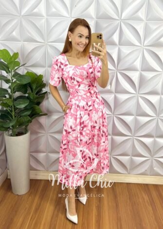 Vestido Évora Chiffon Gvt - Milla Chic