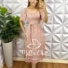 Milla Chic - millachic com br vestido georgia viscolinho estampada liberty rose Vestido Geórgia Viscolinho Estampada liberty  - Rose - Milla Chic