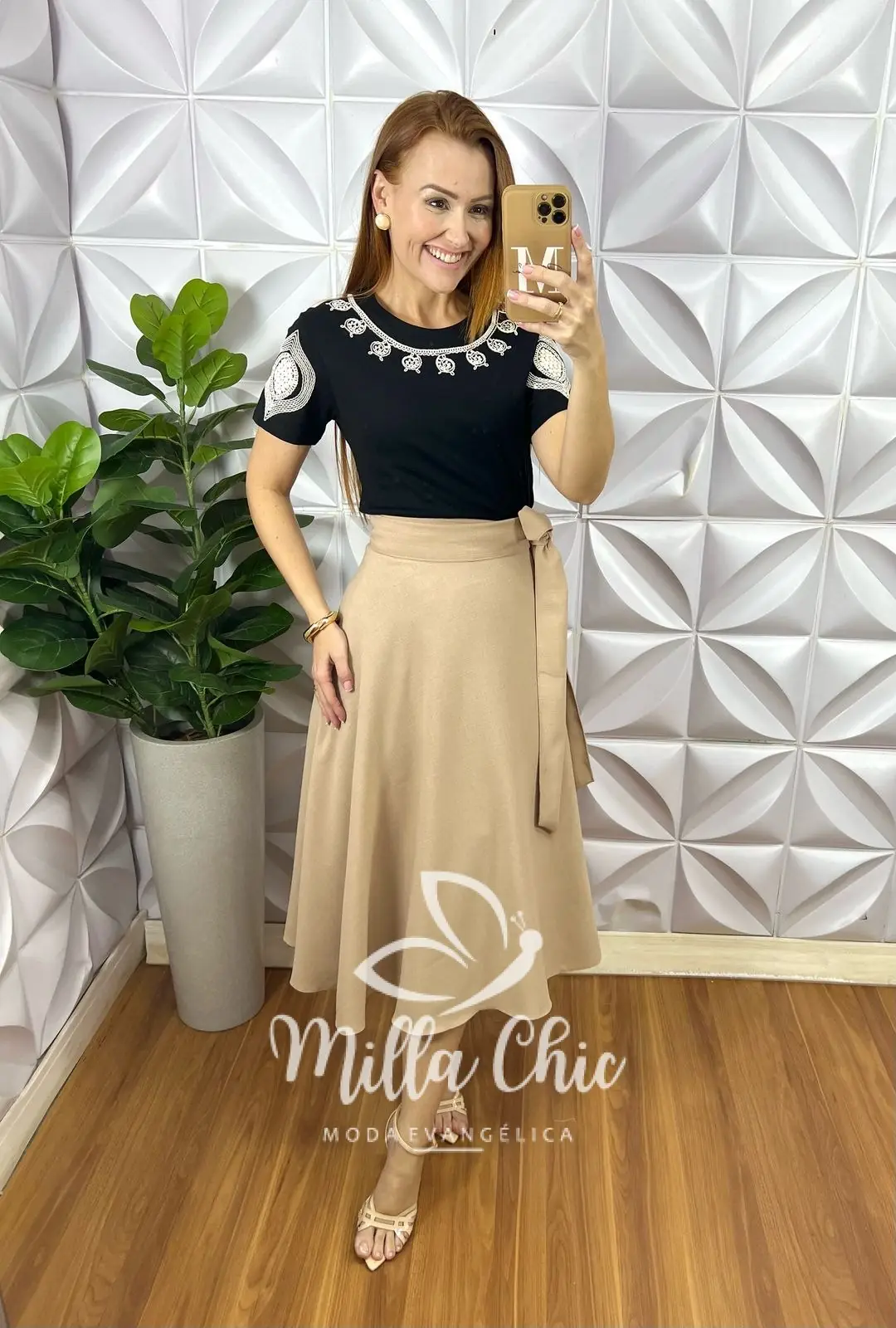 Blusa Cannes – Preta – Milla Chic Blusa Cannes - Preta - Milla Chic