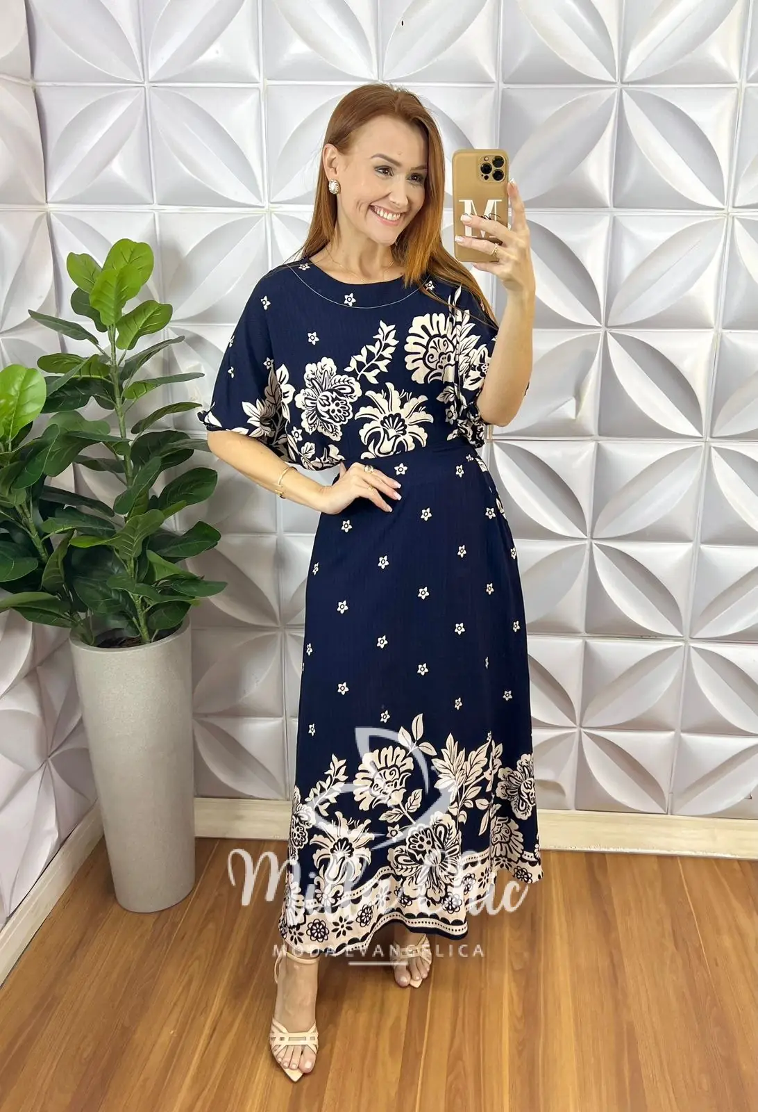 Conjunto Em Viscolinho Caribe – Azul Marinho – Milla Chic Conjunto Em Viscolinho Caribe - Azul Marinho - Milla Chic