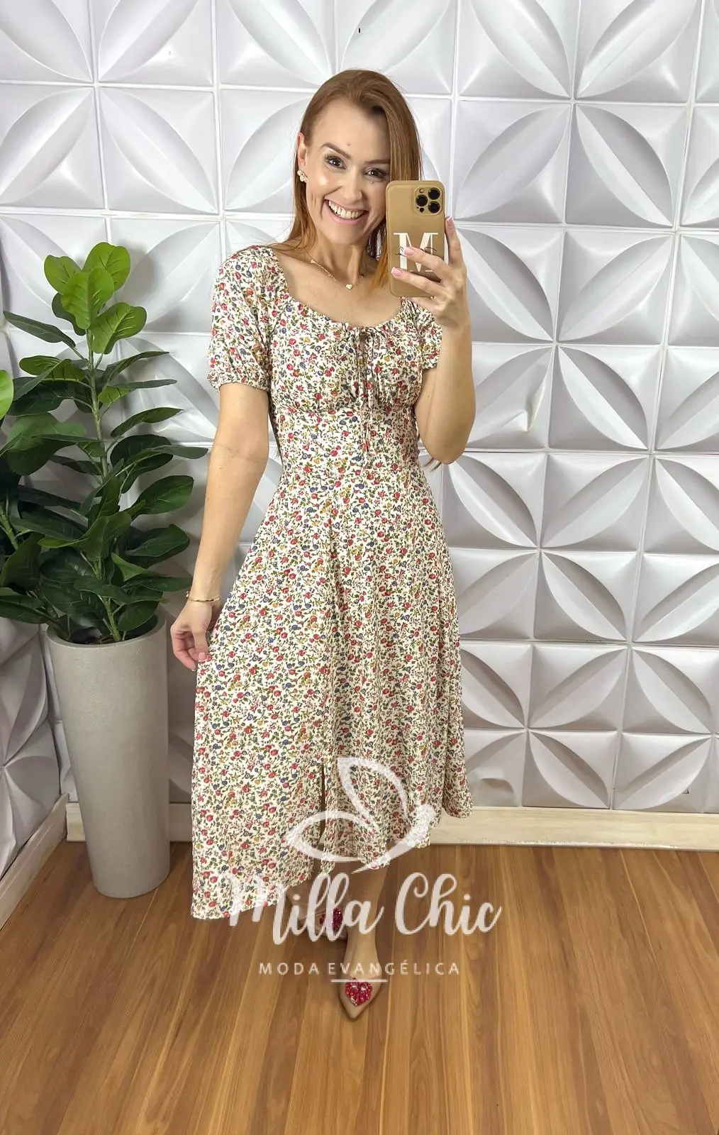 Vestido Lia Camponesa – Branco – Milla Chic Vestido Lia Camponesa - Branco - Milla Chic